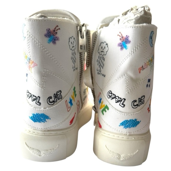 Zadig & Voltaire Flash Chunky High-Top Sneakers New size 7US/38FR Humberto Cruz - Picture 5 of 15